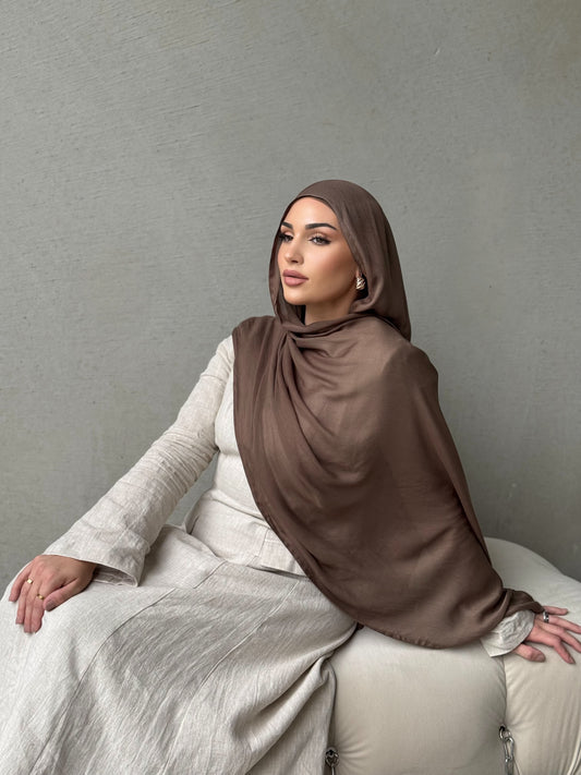 Mocha Modal Hijab Set
