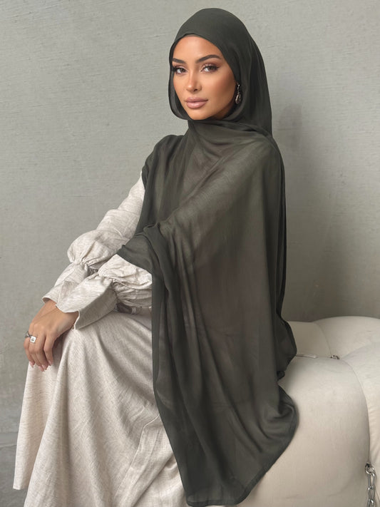 Moss Modal Hijab Set