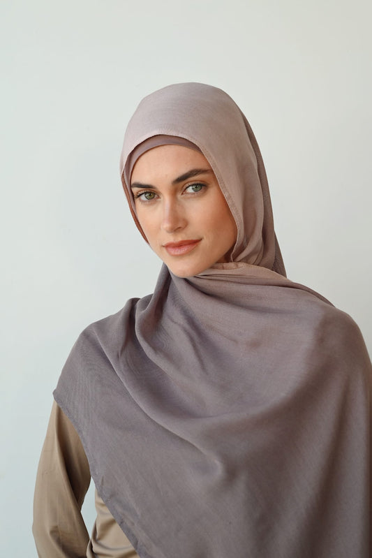 Ombré Faded Taupe hijab