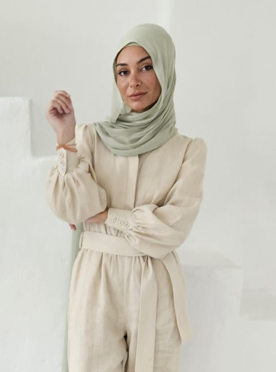 Sage Modal Hijab Set