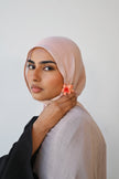 Blushed Soliel Soft crinkle Hijab set