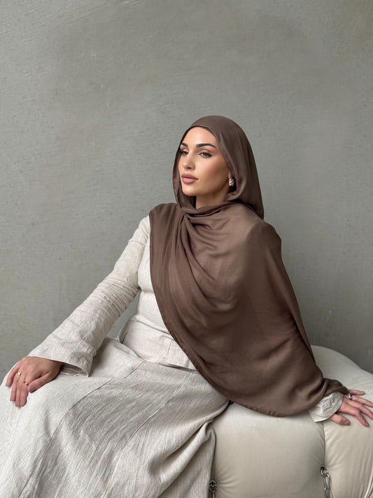 Mocha modal Hijab