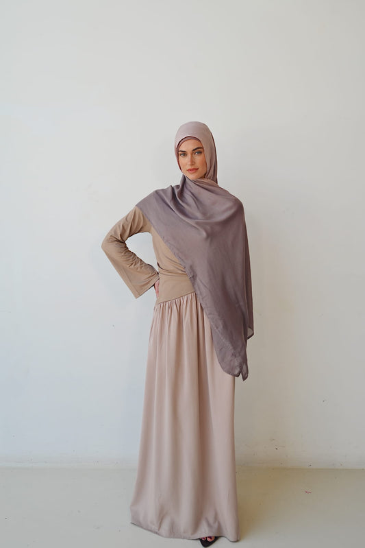 Ombré Faded Taupe hijab