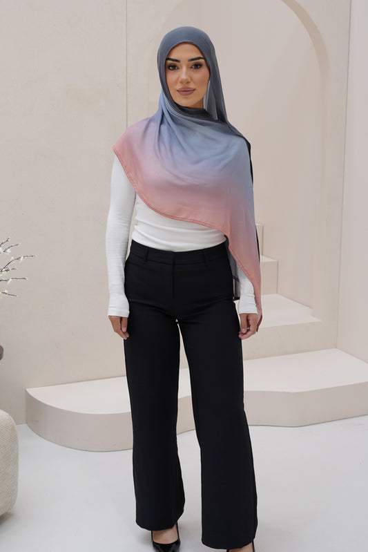 Ombré hazed horizon hijab