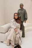 Royal coffee Modal Hijab Set