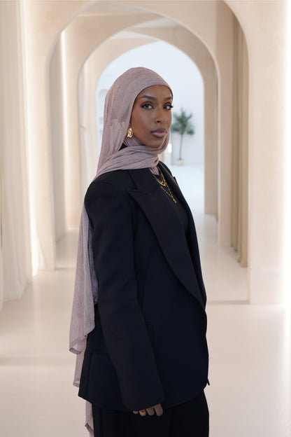 Cotton candy textured hijab set