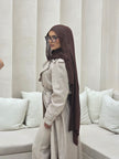 Royal coffee Modal Hijab Set