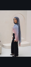 Ombré hazed horizon hijab