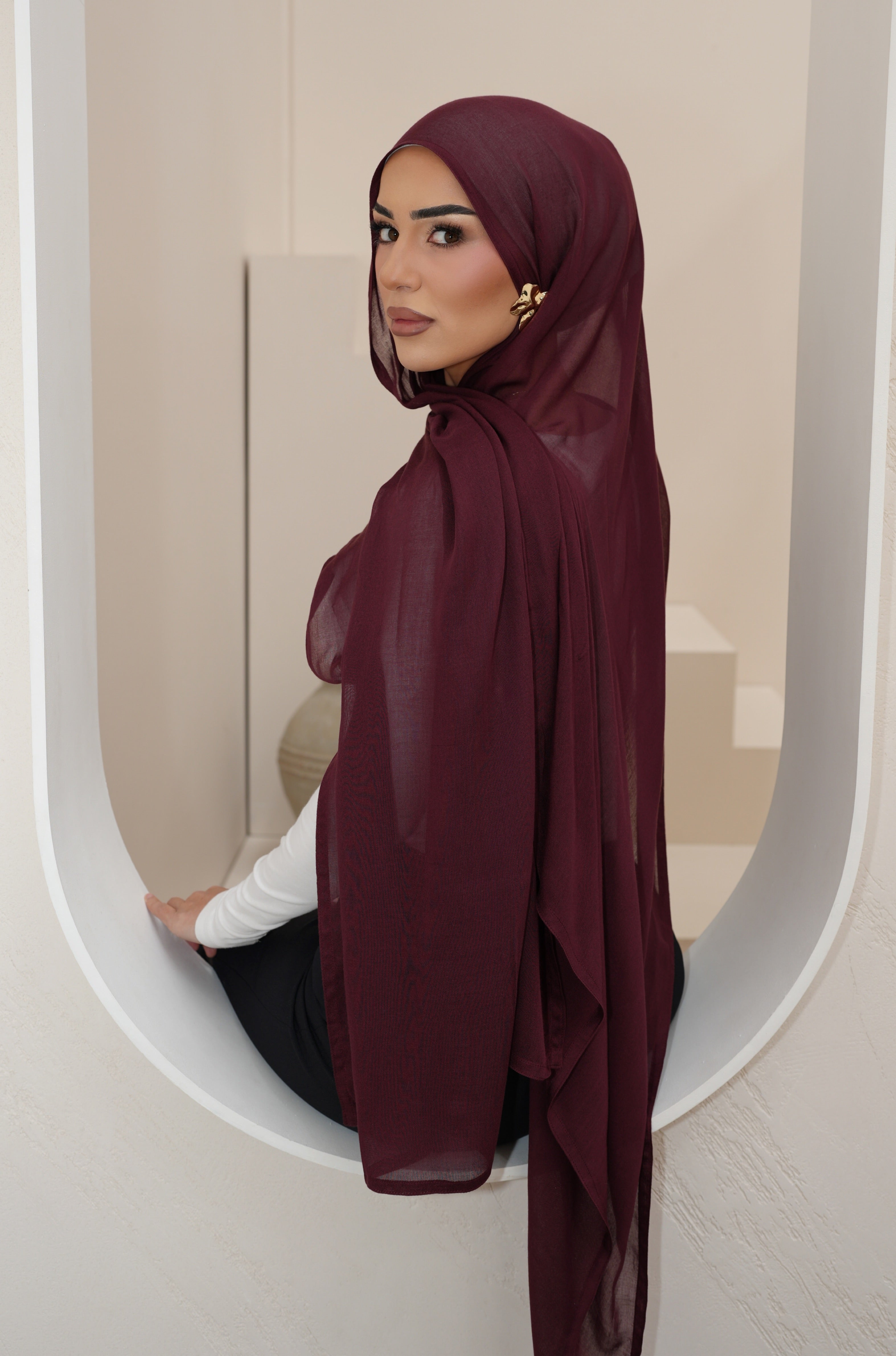 Mulberry Modal Hijab Set.        Low stock